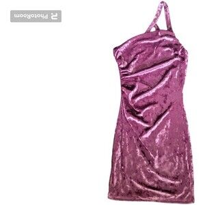[superdown] PINK VELVET DRESS - XS